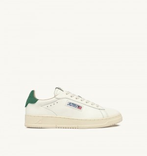 Autry Dallas Low Sneakers Amazon Leather Green / White | 4970-PQMYC