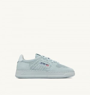 Autry Easeknit Medalist Low Sneakers Pleinair Blue | 4917-PXEMY