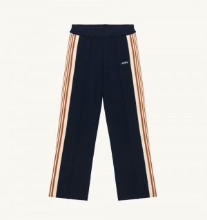 Autry Joggers Viscose Blue | 8792-FWAPB