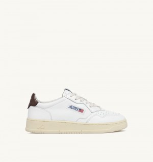 Autry Medalist Low Sneakers Leather White | 4680-GSQRZ