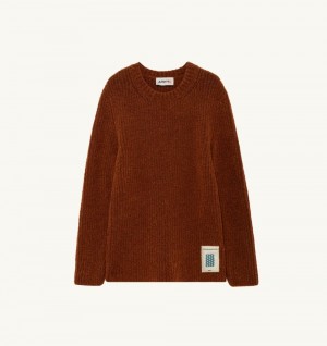 Autry Sweater Fisherman Knit Red | 2308-UOSGK