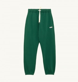 Autry Sweatpants Jersey Label Green | 1320-YULDJ