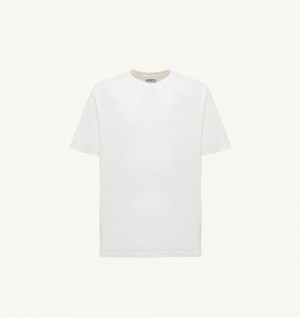 Autry T-shirt Cotton Jersey White | 1749-QHUAR