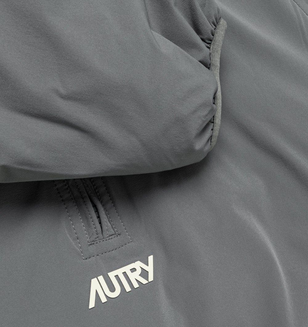 Autry Anorak Padded Nylon Grey | 9803-DHJKV