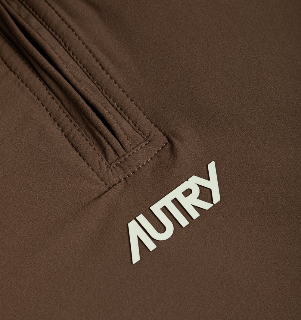 Autry Anorak Padded Nylon Marrone | 6498-WZNPX