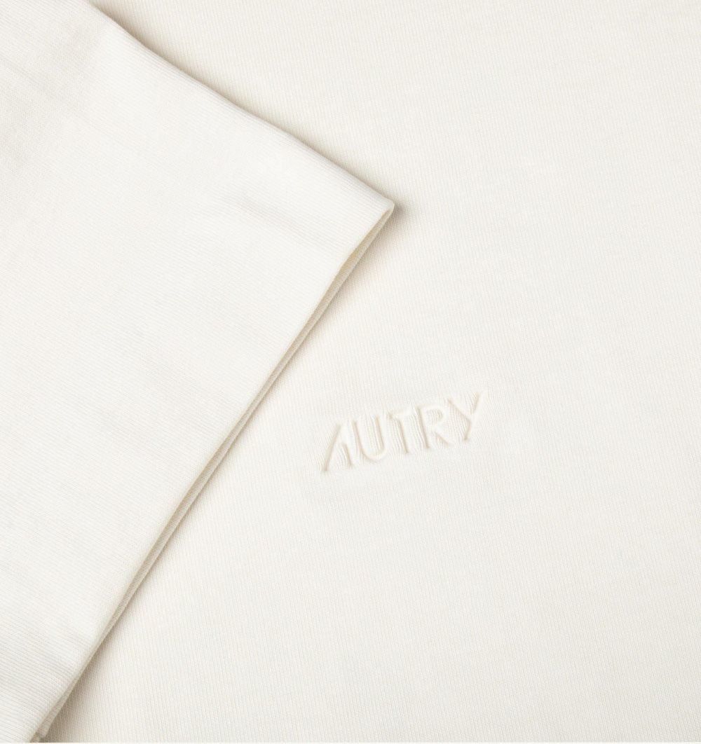 Autry Boxy Fit T-shirt Cotton Jersey White | 4863-SMZYA