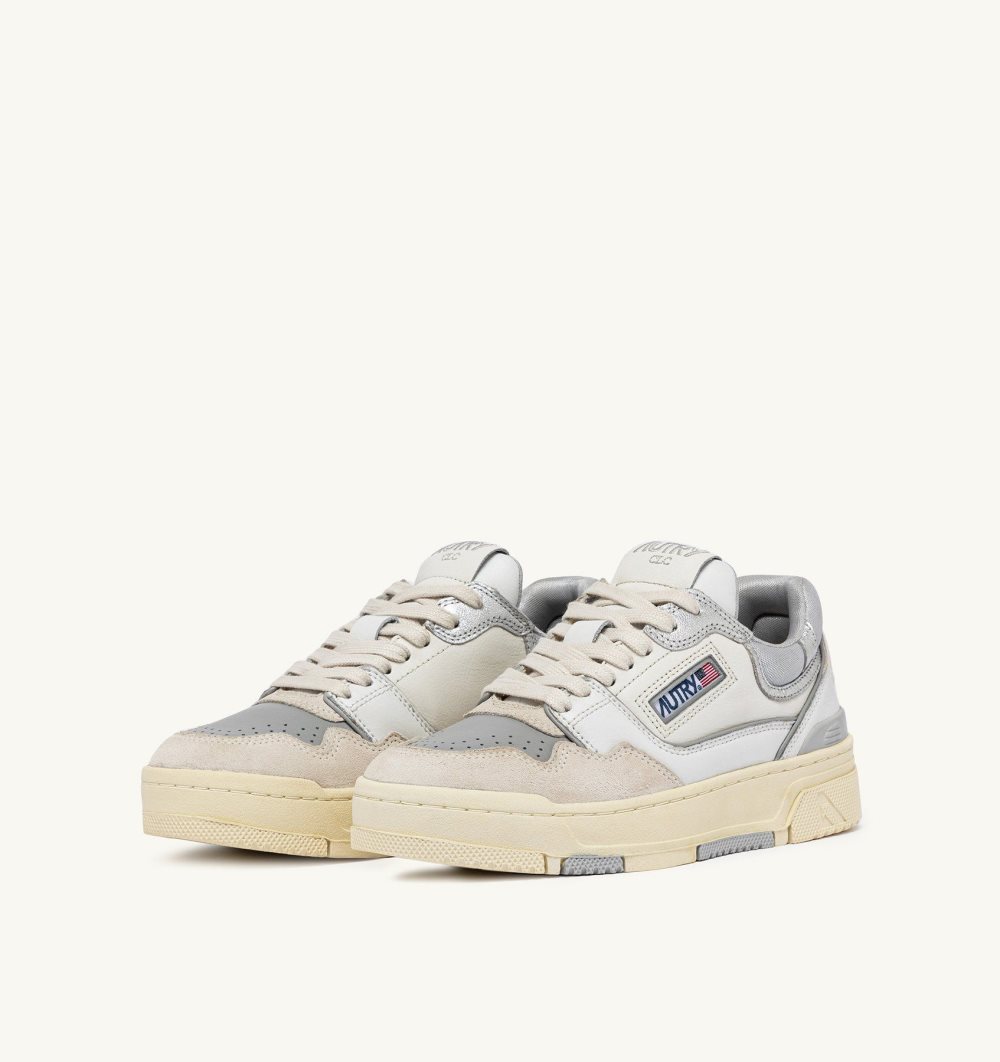 Autry Clc Low Sneakers Leather White | 1903-BSUOY