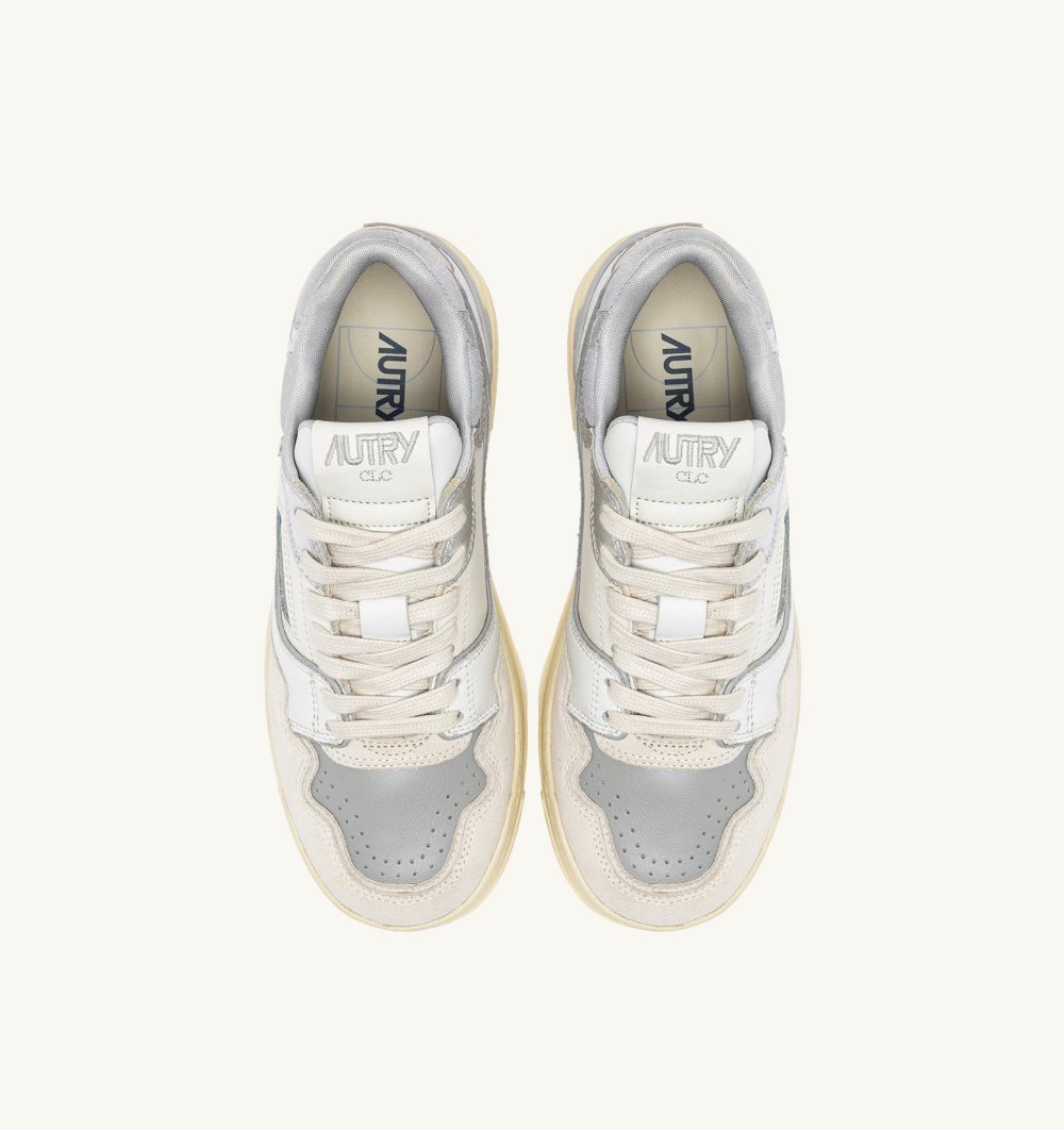 Autry Clc Low Sneakers Leather White | 1903-BSUOY