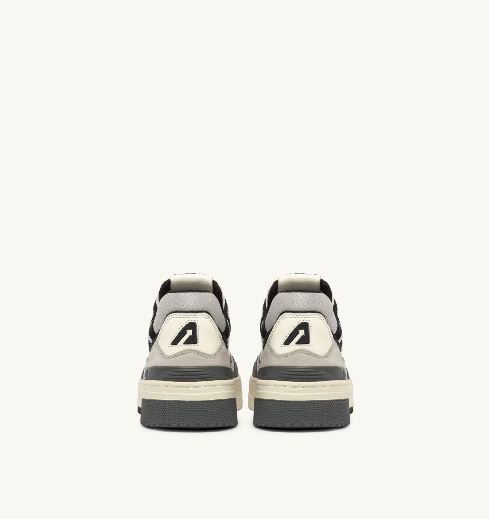 Autry Clc Low Sneakers Suede Nabuck Grey | 3627-SQEVY