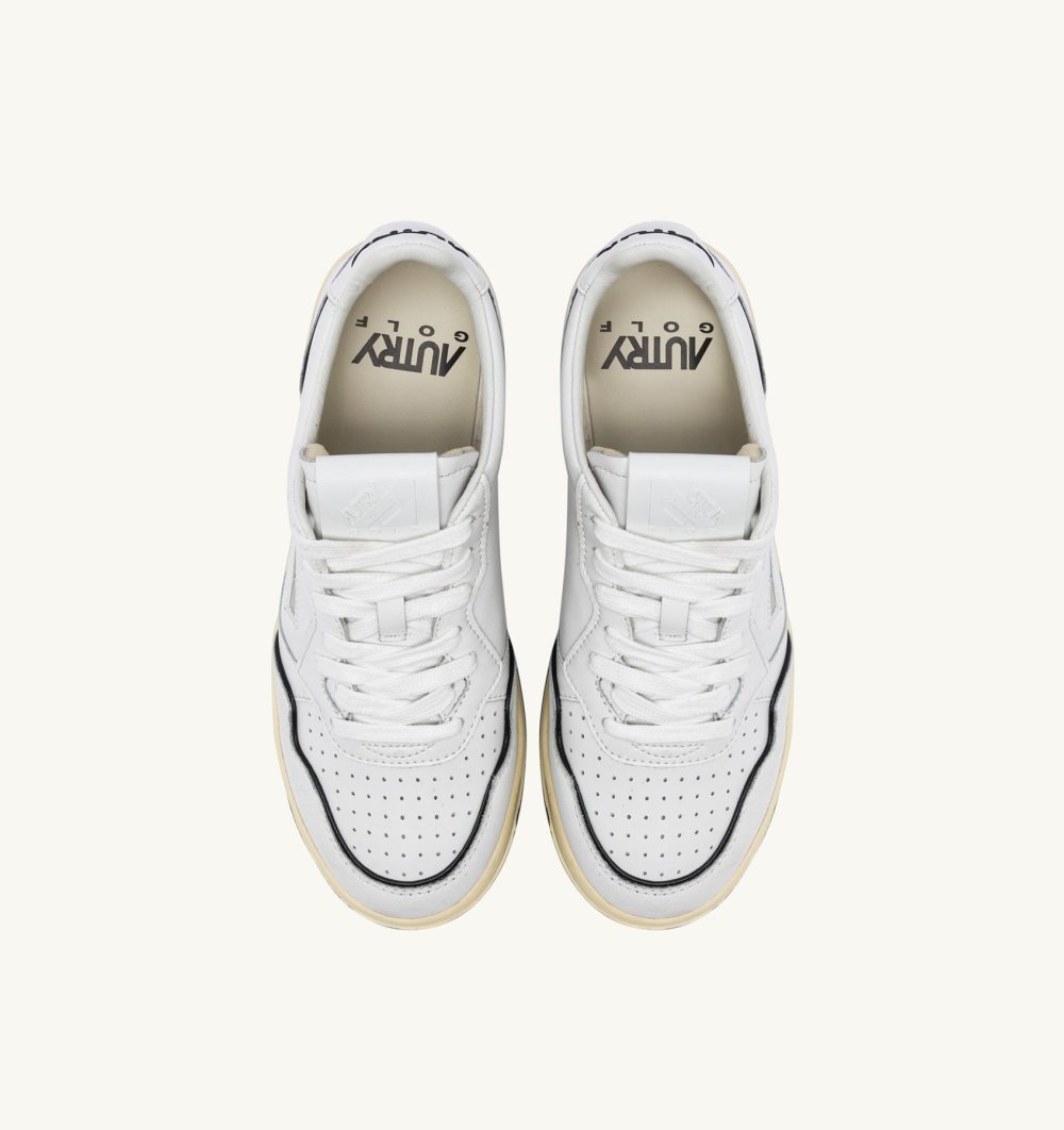 Autry Golf Low Sneakers Leather White | 1923-YCGVO