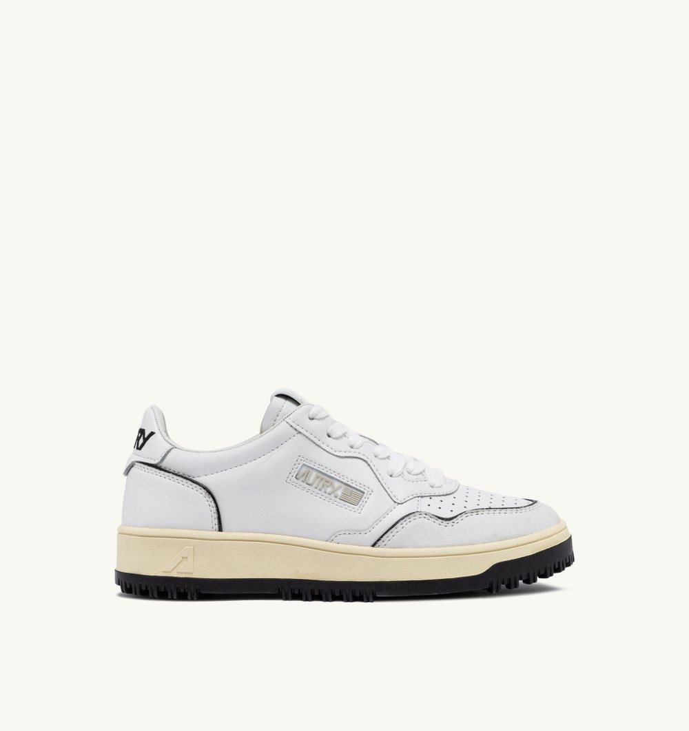 Autry Golf Low Sneakers Leather White | 1923-YCGVO