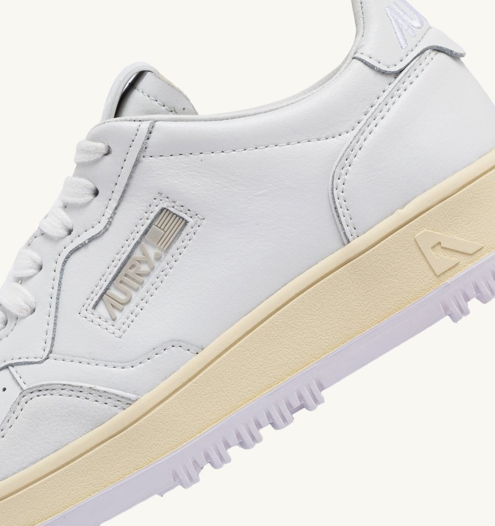 Autry Golf Low Sneakers Leather White | 4375-UWKOL