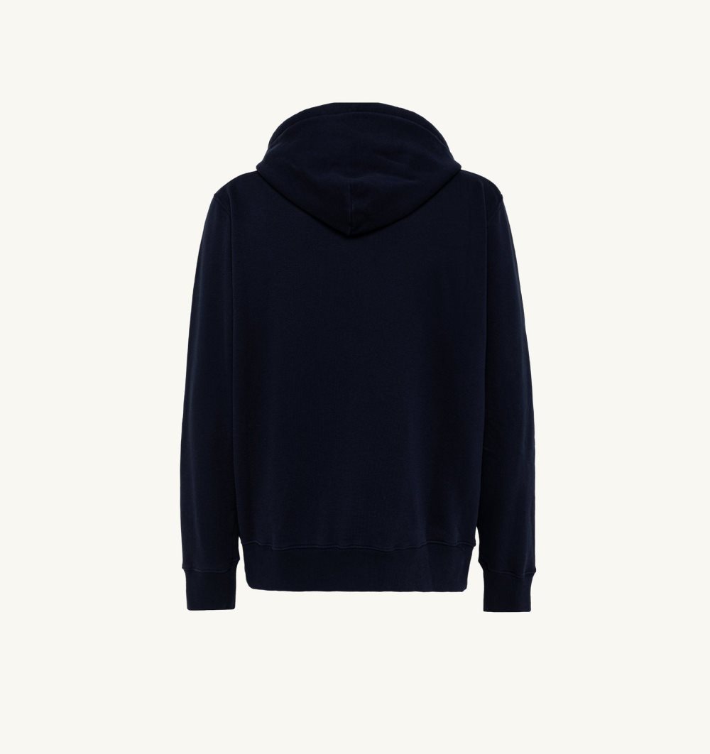 Autry Hooded Sweatshirt Blue | 8432-MRTLJ