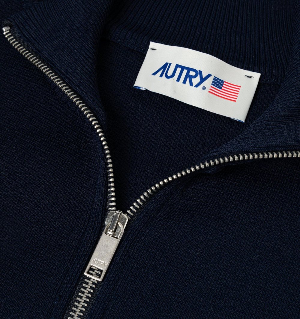 Autry Jacket Viscose Blue | 4231-YBICH