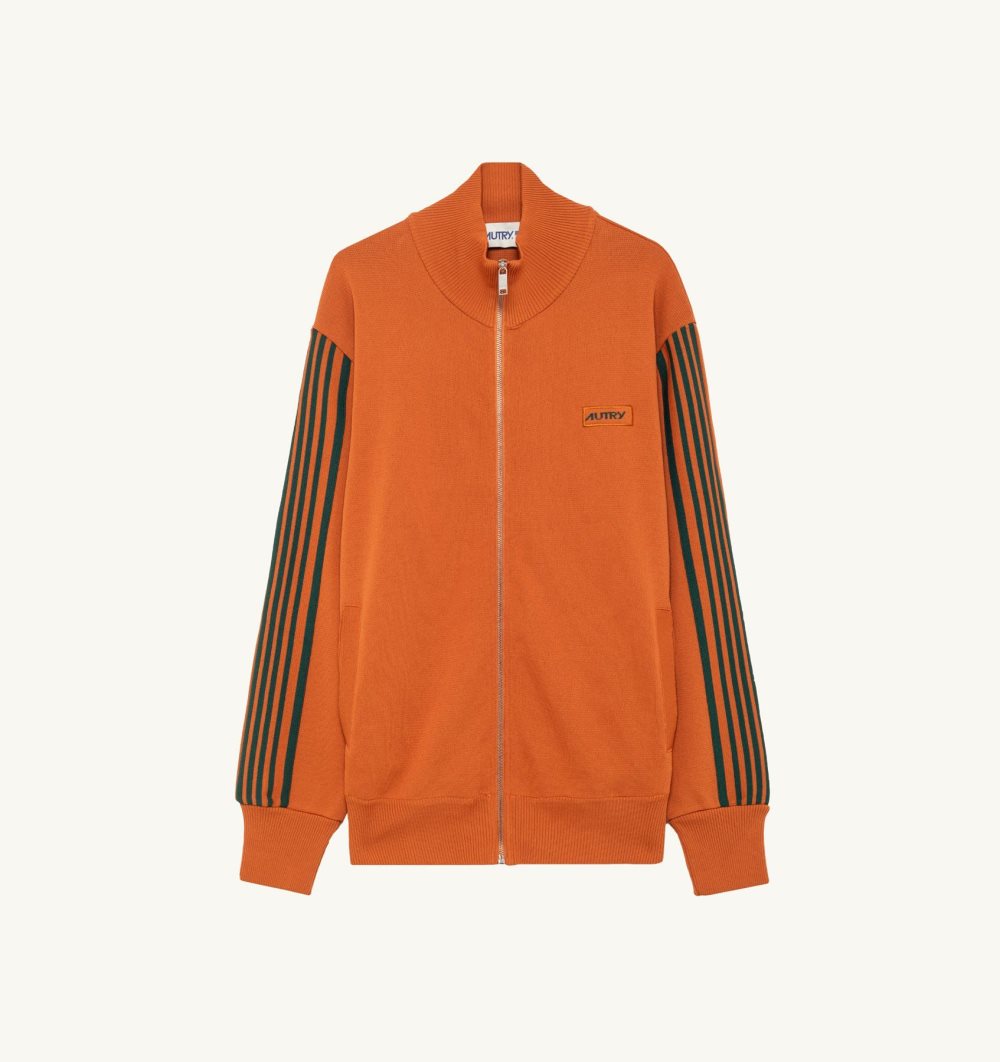 Autry Jacket Viscose Orange | 5138-HIFAX