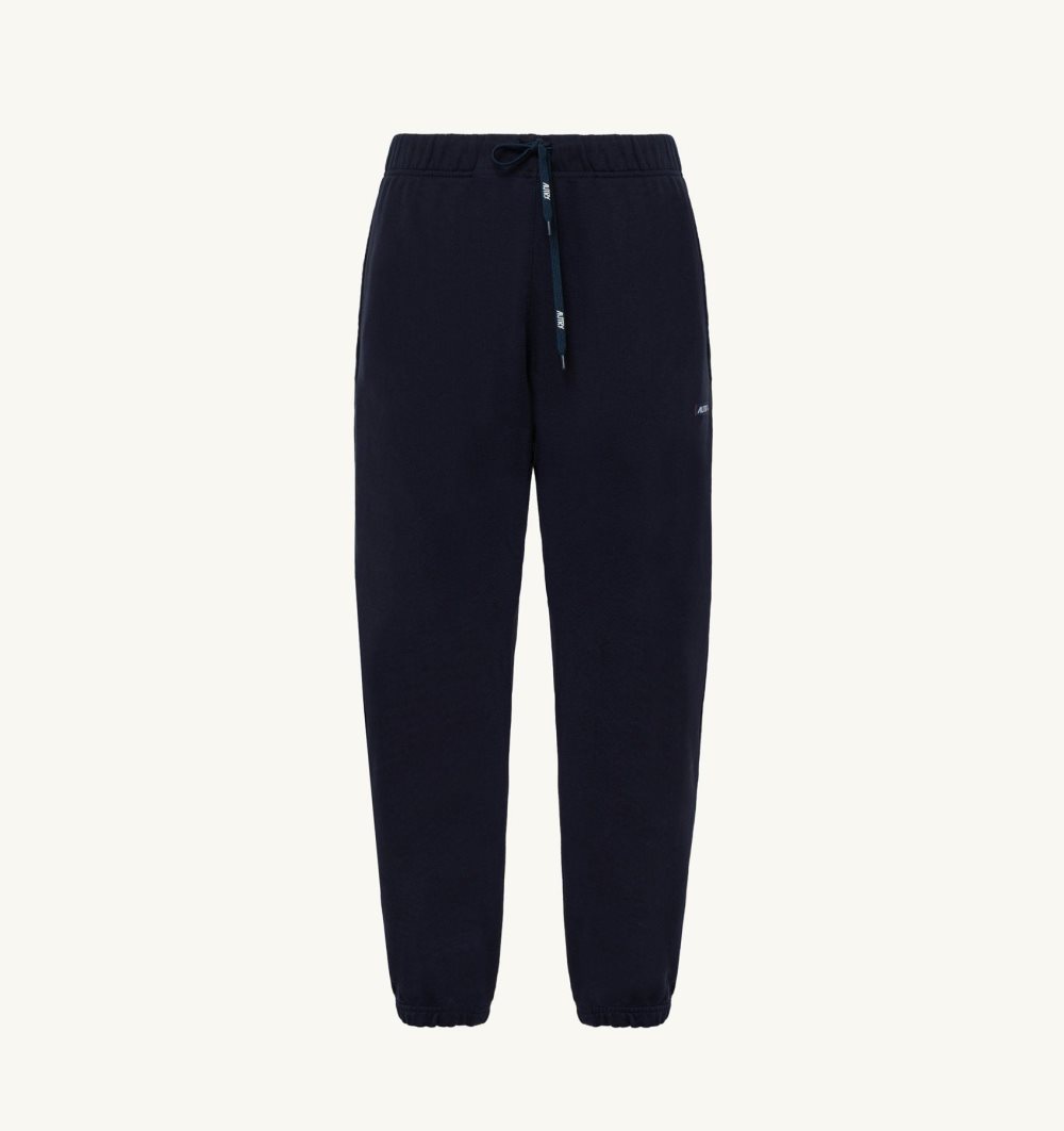 Autry Jogger Pants Cotton Blue | 5421-SPCKN