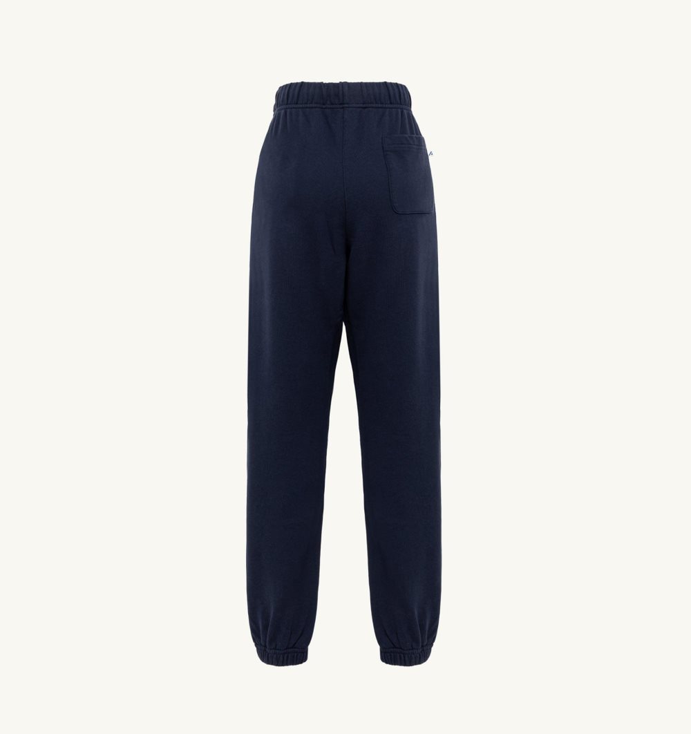 Autry Jogger Pants Cotton Jersey Blue | 5702-HPTGE