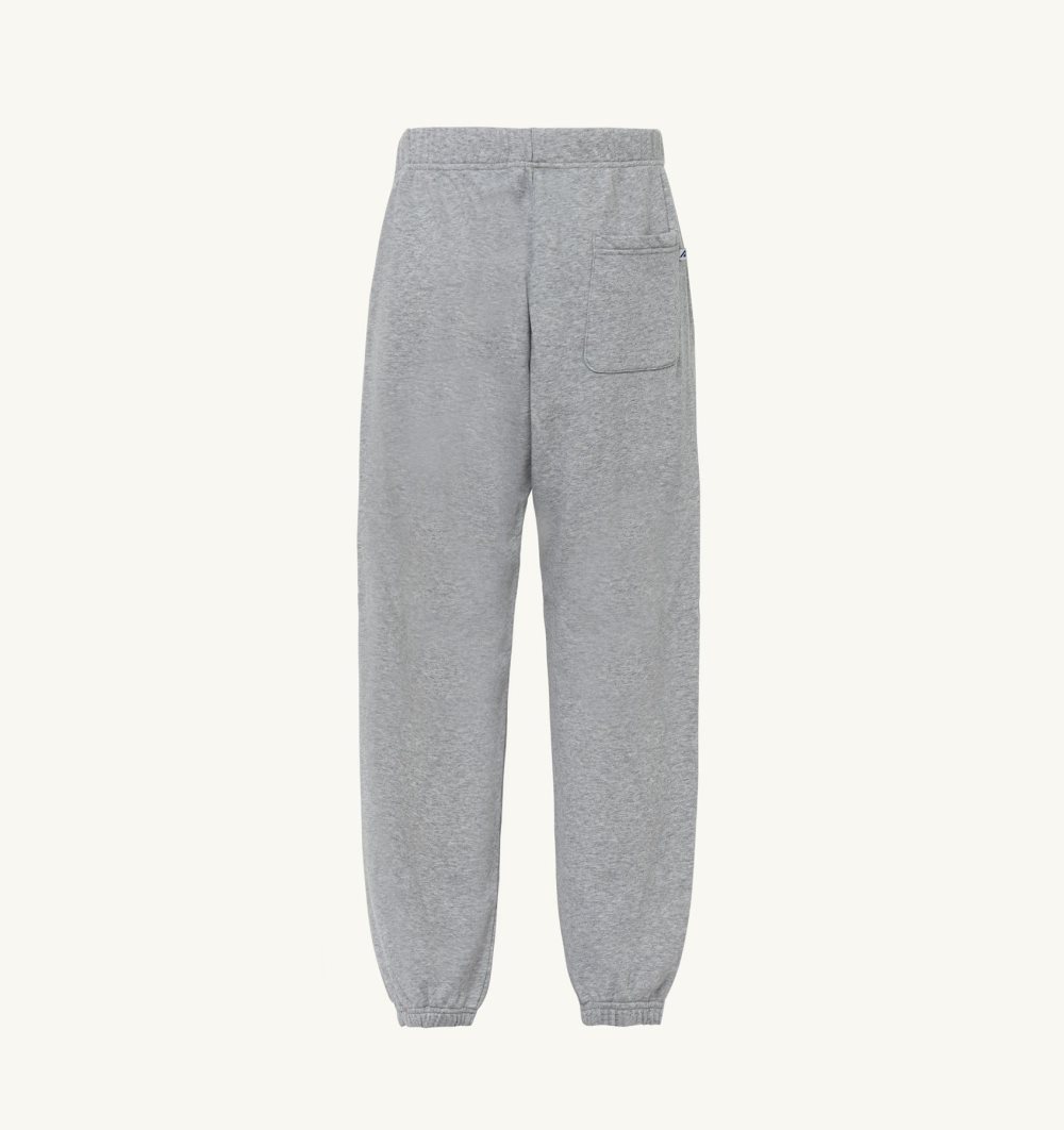 Autry Jogger Pants Melange Cotton Grey | 7150-RDXOF