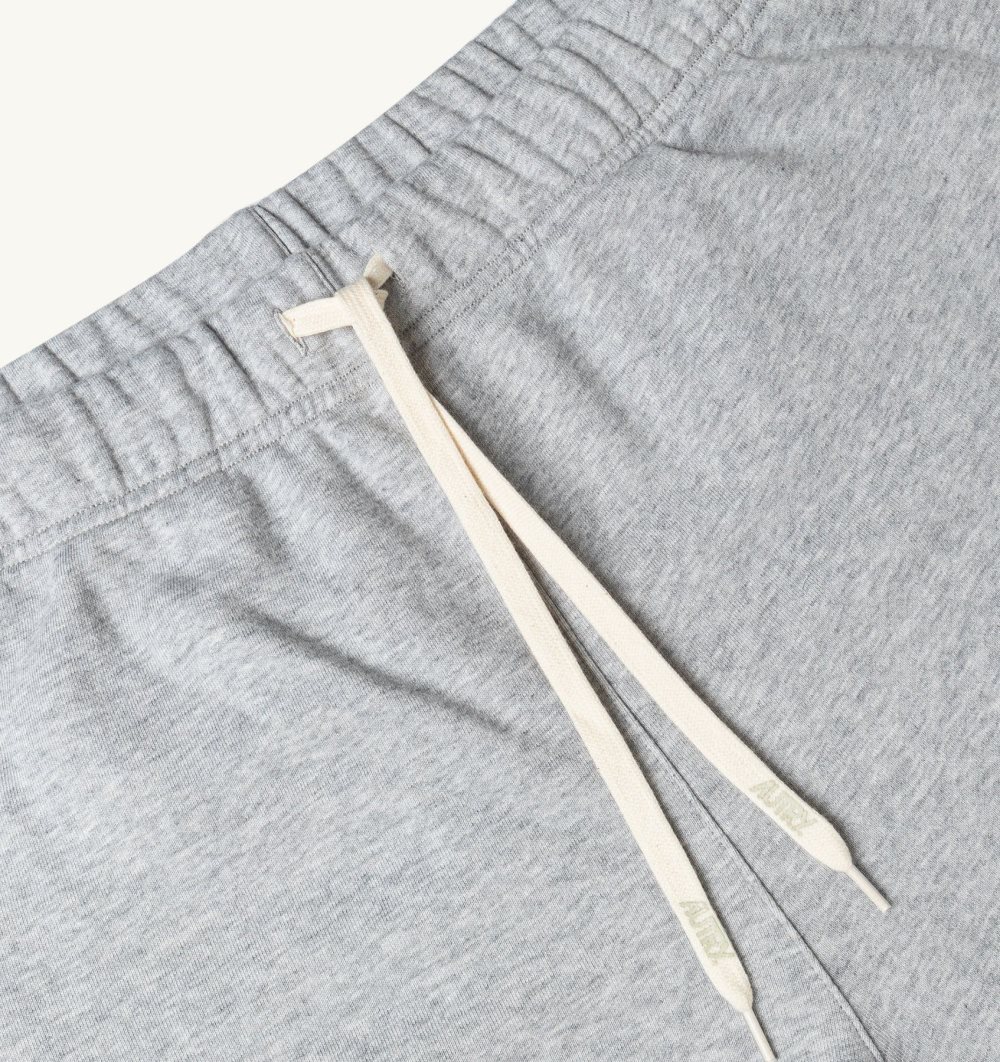 Autry Jogger Pants Melange Cotton Grey | 7150-RDXOF