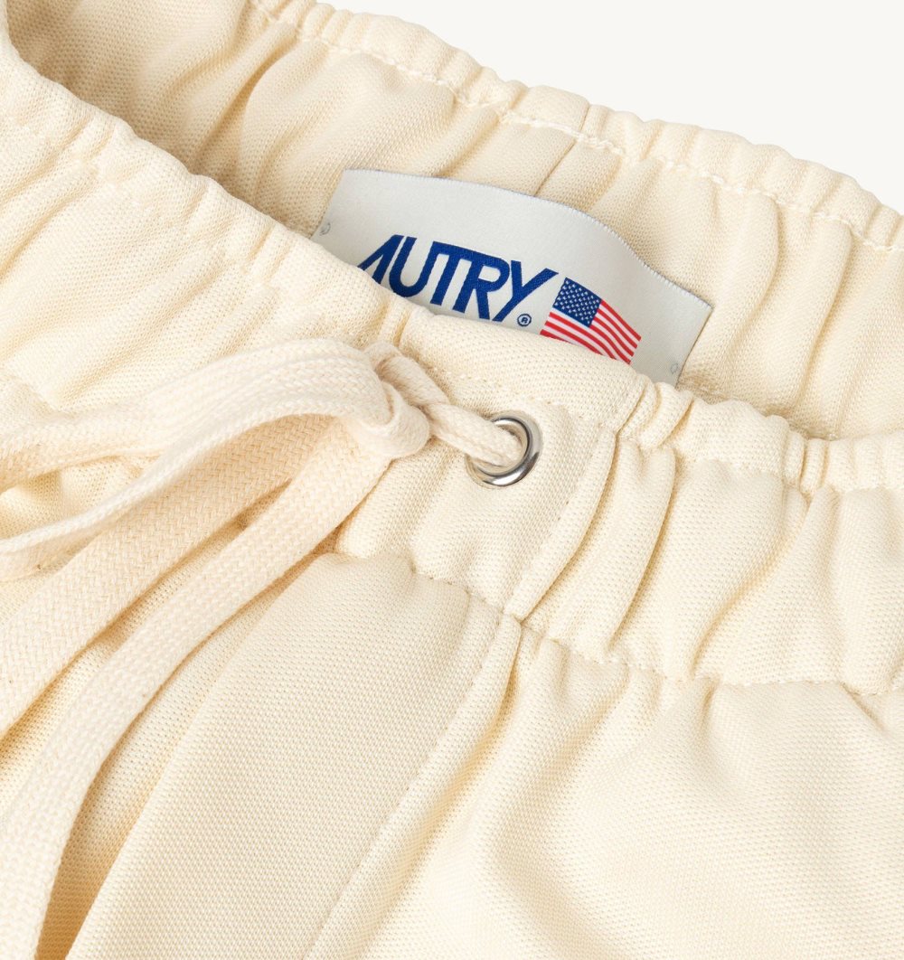 Autry Joggers Technical Jersey White | 7423-ONRSG