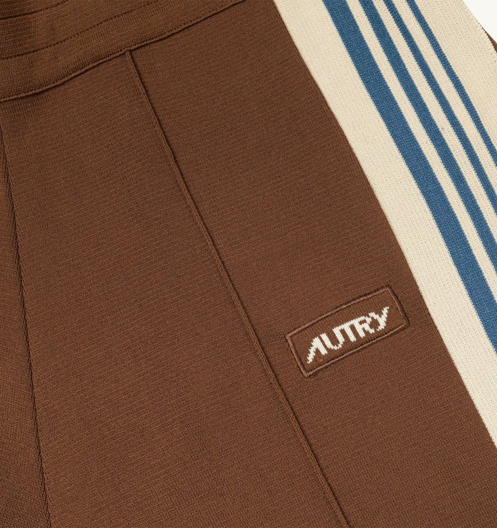 Autry Joggers Viscose Marrone | 7834-ZFPSB