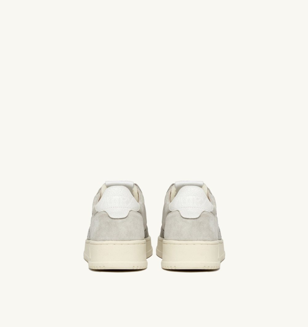 Autry Medalist Low Sneakers Grey / Beige | 0981-TFICH