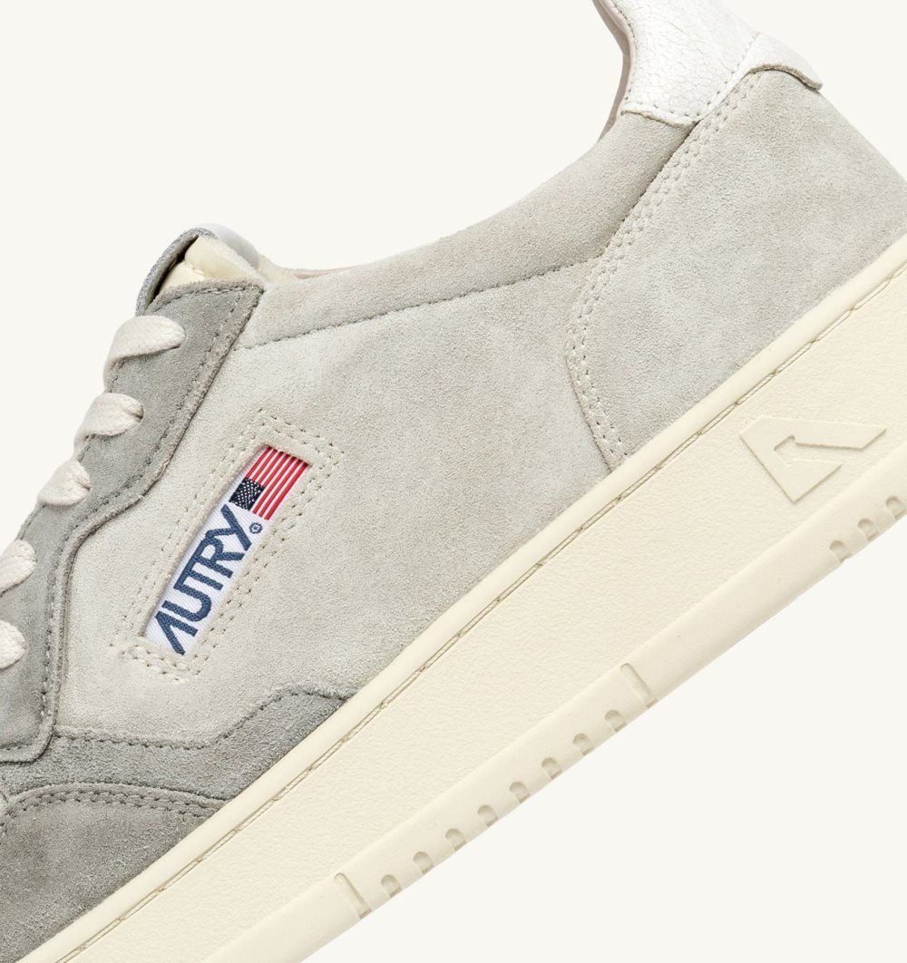 Autry Medalist Low Sneakers Grey / Beige | 0981-TFICH