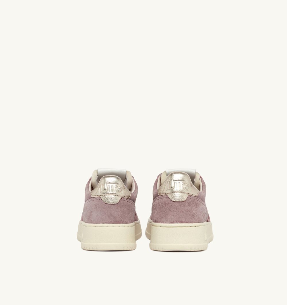 Autry Medalist Low Sneakers Suede Pink | 2765-DRCVO