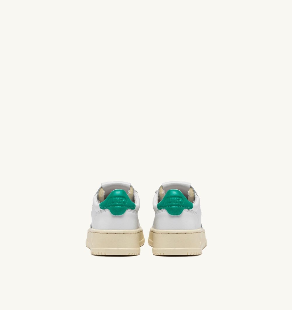 Autry Medalist Low-top Sneakers Leather Green / White | 2609-FCXVB