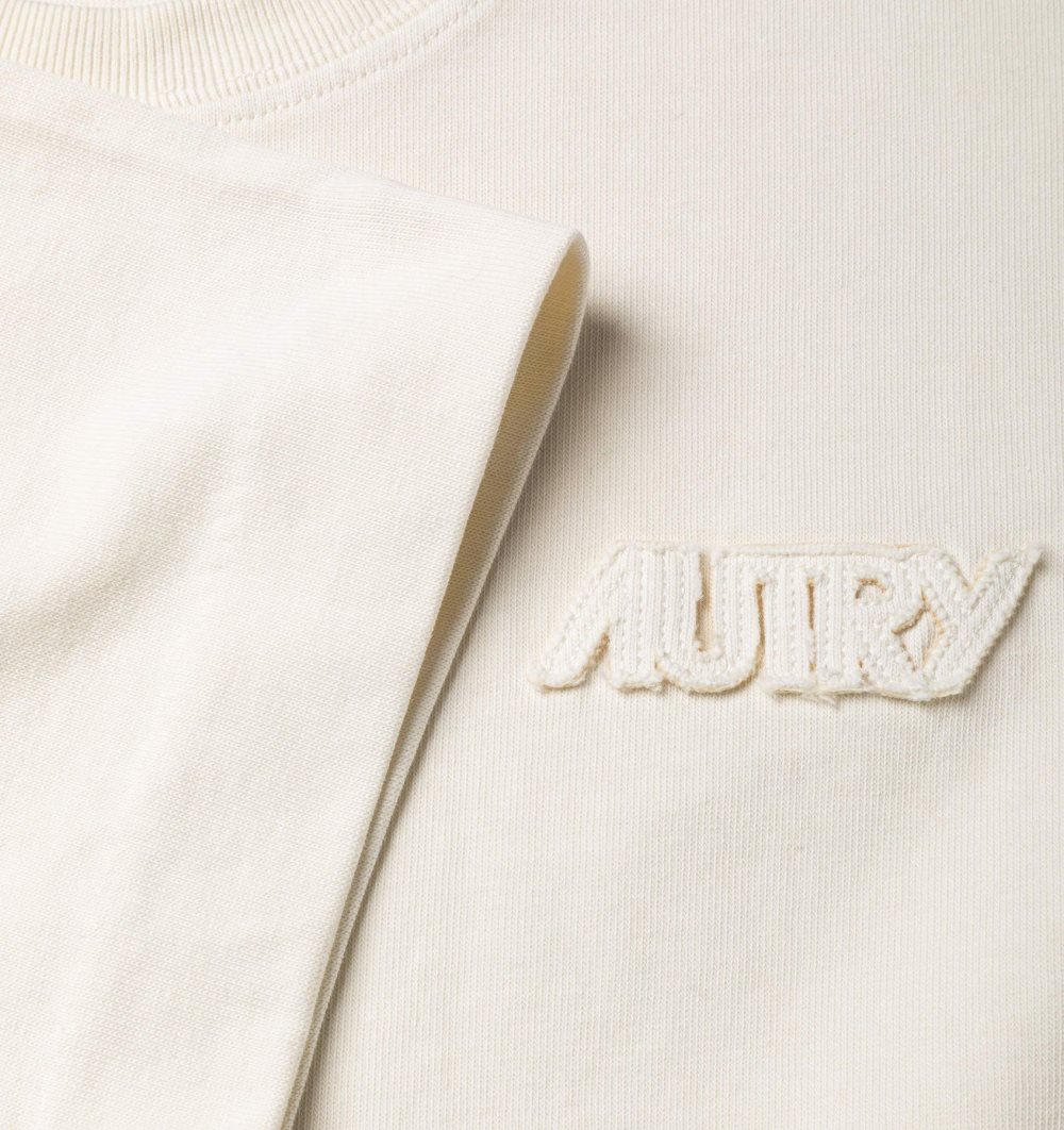 Autry Relaxed Fit T-shirt Cotton Jersey White | 7415-NCYFE