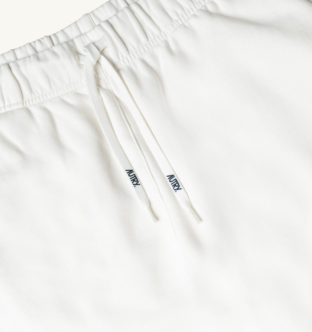 Autry Shorts Cotton Pile White | 9502-PDGEY