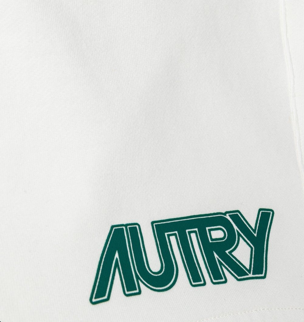 Autry Shorts Cotton Pile White | 9502-PDGEY