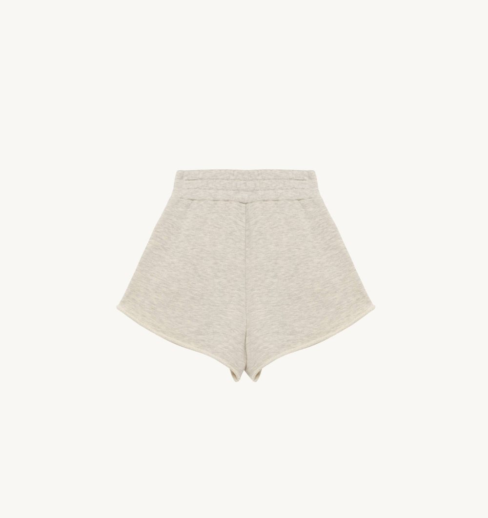 Autry Shorts Heavy Jersey Grey | 7053-UYWCT