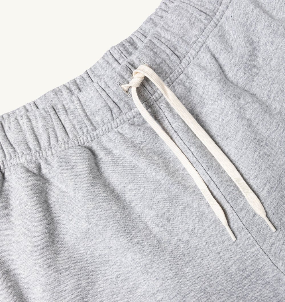 Autry Shorts Melange Cotton Jersey Grey | 6240-ROUIZ