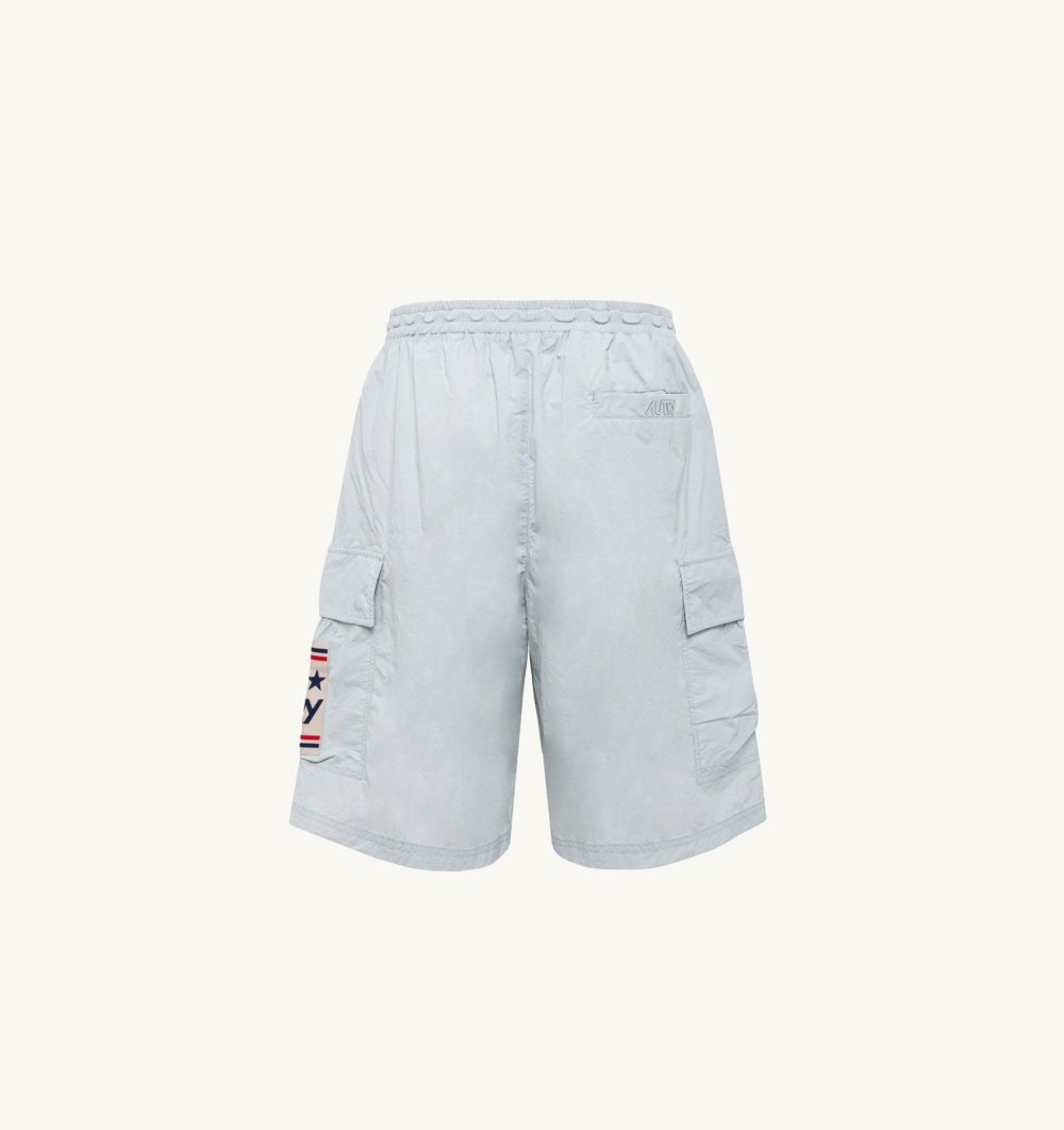 Autry Shorts Nylon Light Blue / Blue | 1290-RCDBX