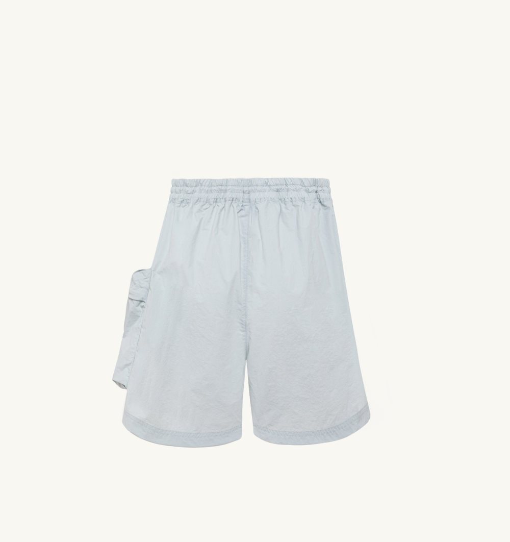 Autry Shorts Nylon Side Pocket Light Blue / Blue | 5824-WKMCZ