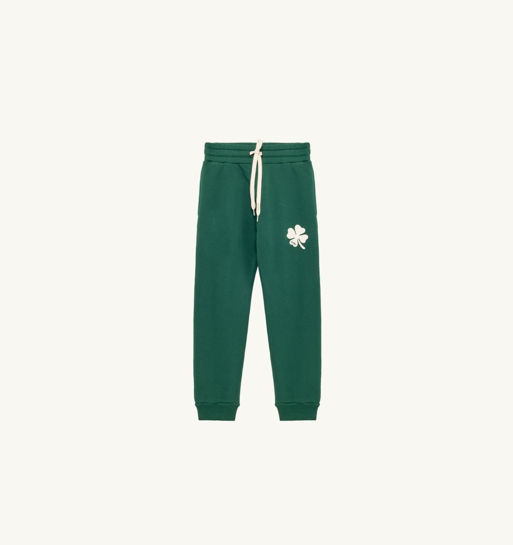 Autry Sweatpants Jersey Green | 4638-JWTYD