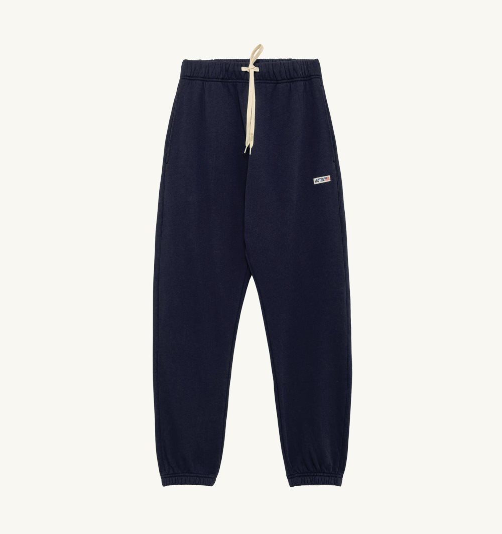 Autry Sweatpants Jersey Label Blue | 8914-ZSCHJ