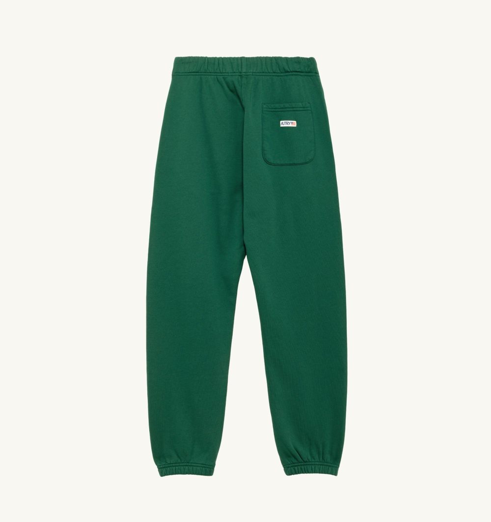 Autry Sweatpants Jersey Label Green | 1320-YULDJ