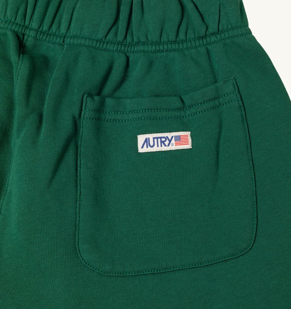 Autry Sweatpants Jersey Label Green | 1320-YULDJ