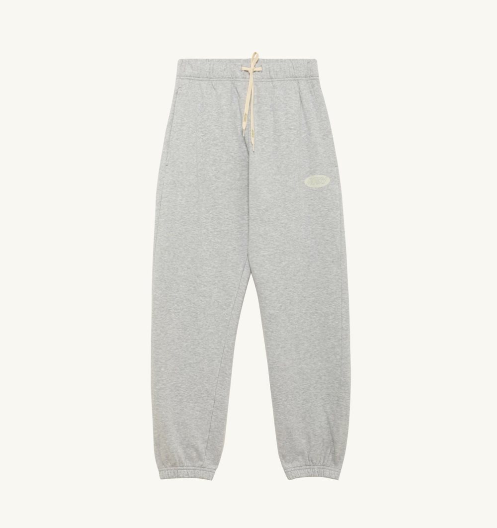 Autry Sweatpants Jersey Label Grey | 3726-MGSIK