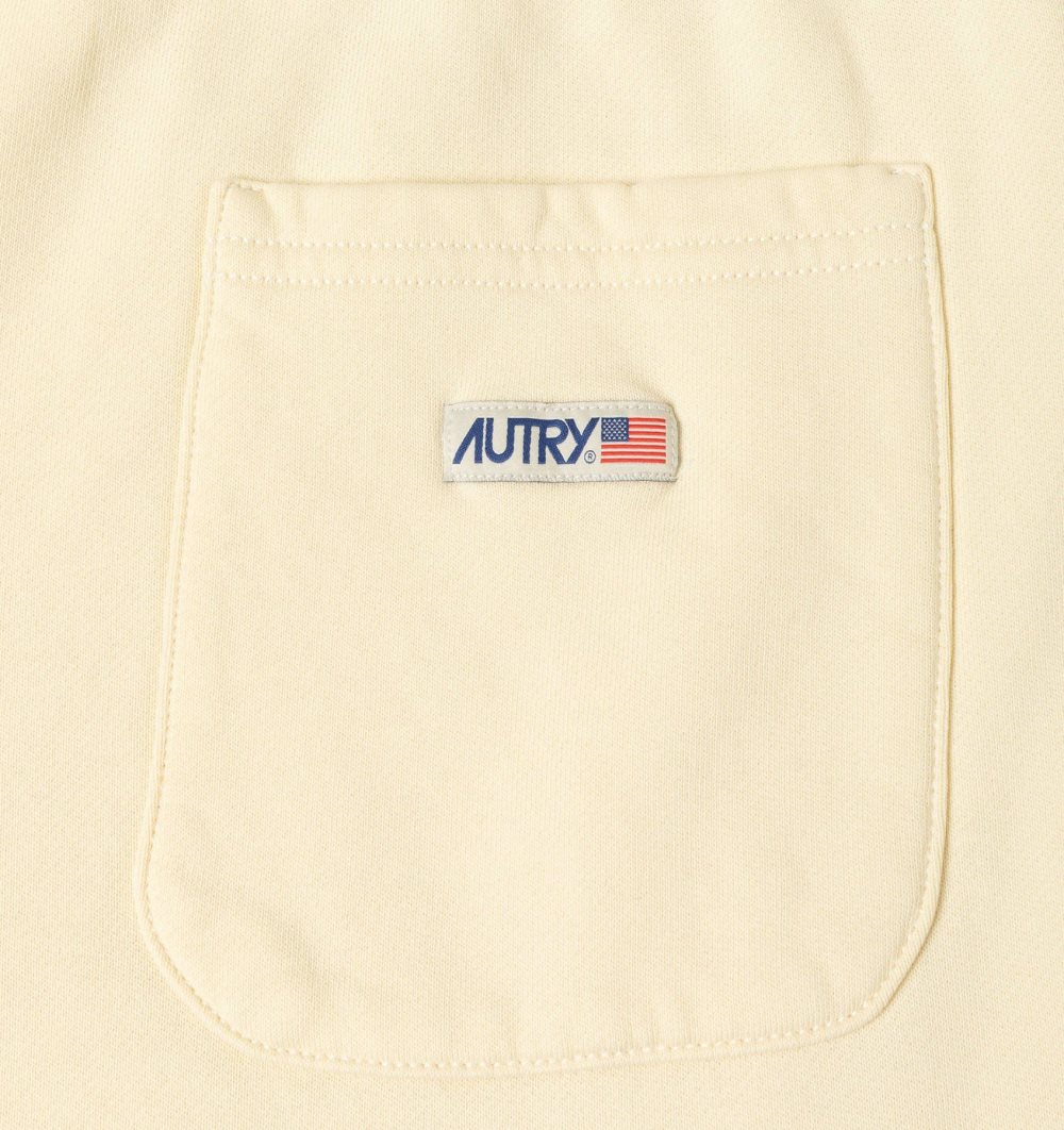 Autry Sweatpants Jersey Label White | 8729-HIVBD