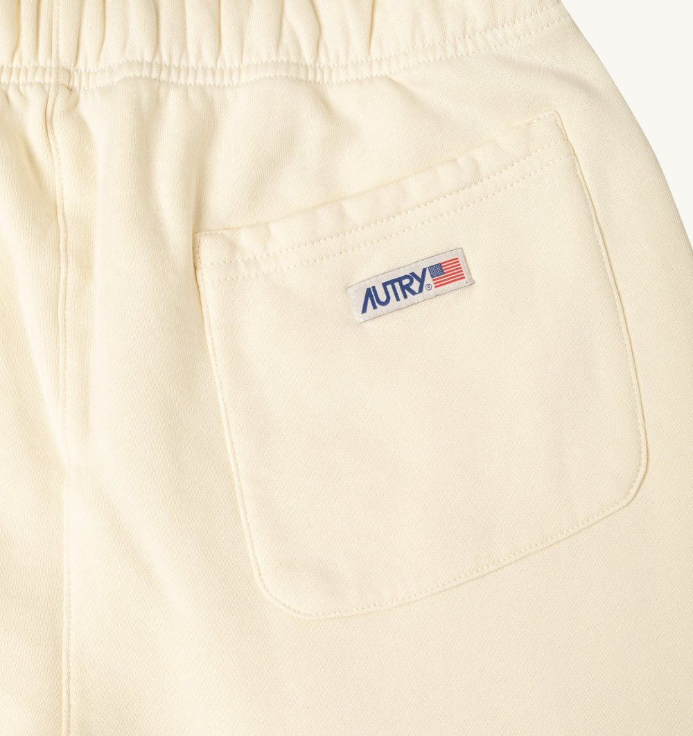 Autry Sweatpants Jersey Label White | 9180-KDGEZ