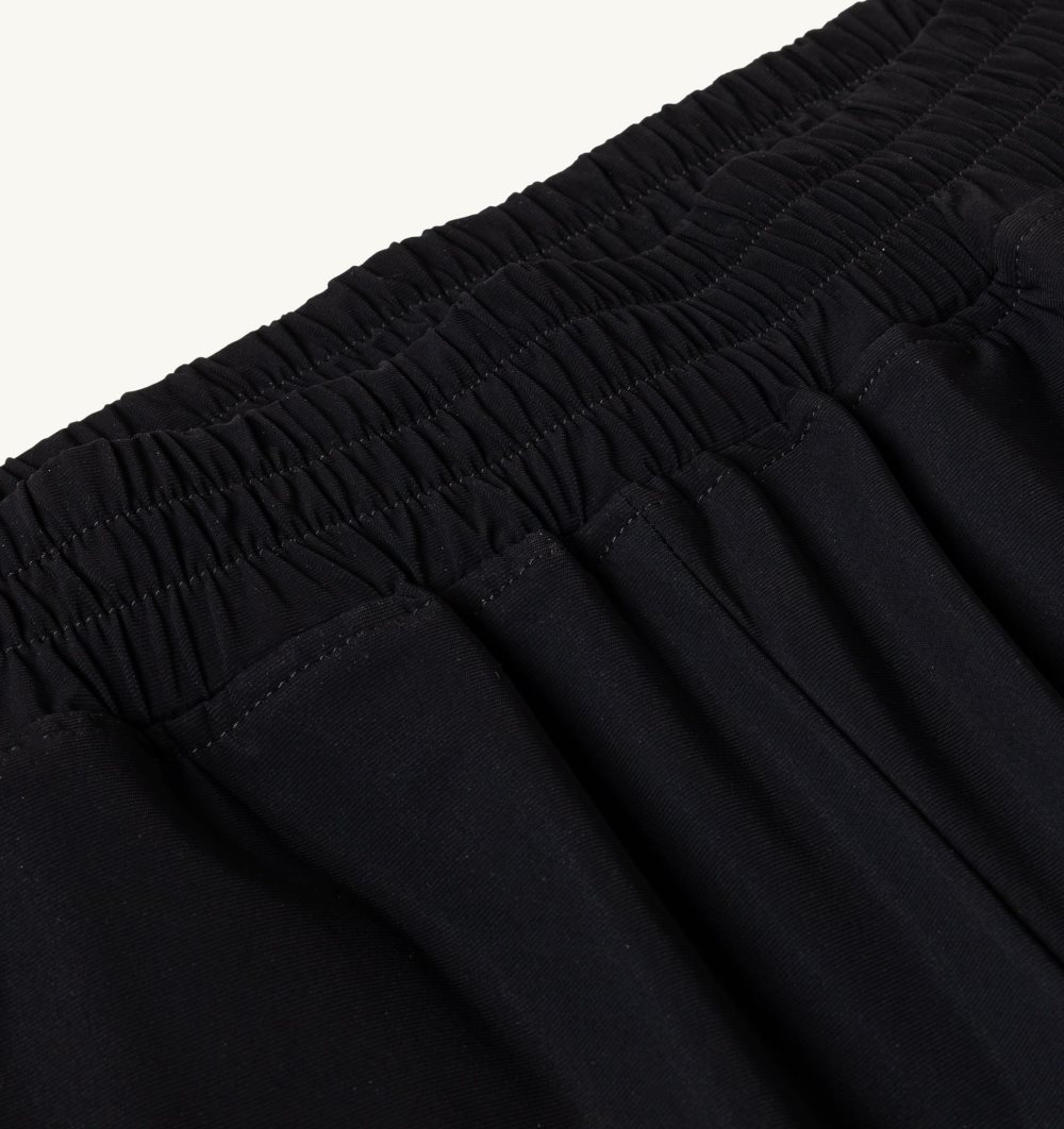 Autry Tennis Pants Contrast Piping Black | 3951-EUBOK