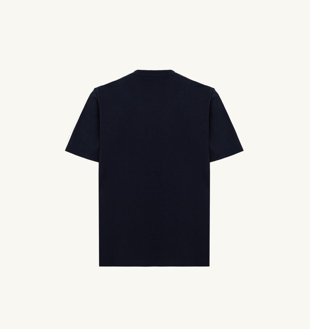 Autry T-shirt Cotton Jersey Blue | 1294-RJHAU