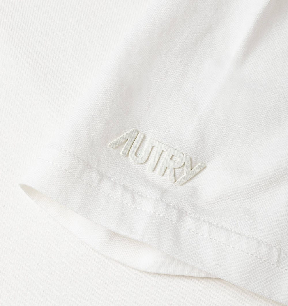 Autry T-shirt Cotton Jersey Logo White | 6504-XJDWP